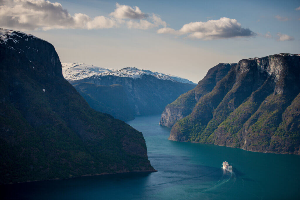 Bergen til Flåm - UNESCO Nærøyfjordcruise og Stegastein utsiktspunkt